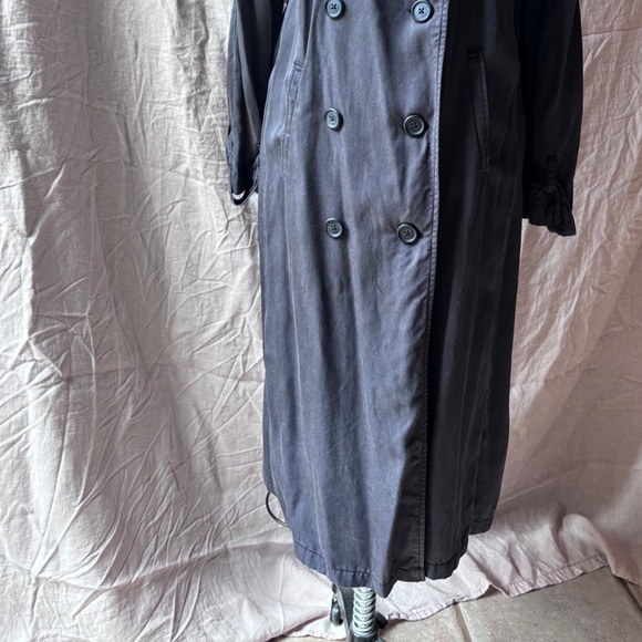 Trench Coat by WMN made in Belgium. Dark grey. Size L ( US 10- US 14) - Picture 10 of 11